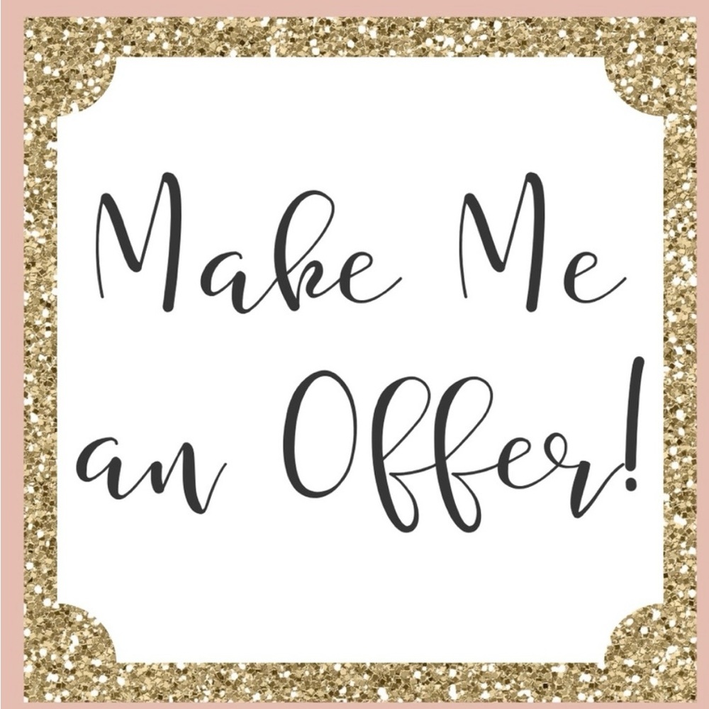 Gold Glitter Decorative Sign